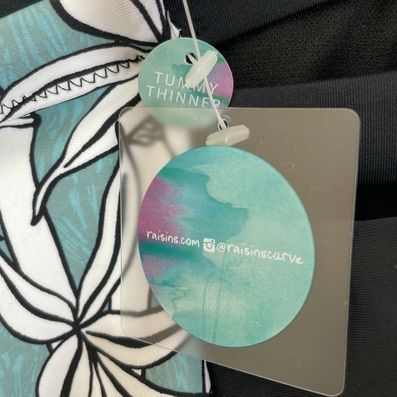 Raisins Curve Plus Size Strappy-Back Top 20W bikini bottom 18 W Swimsuit - Picture 12 of 13